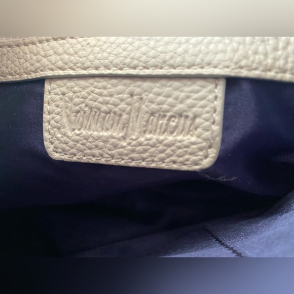 Neiman Marcus white leather weaved bag - Picture 4 of 5